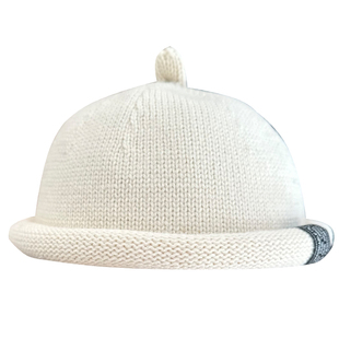 2025新款日系针织地主帽子女秋冬保暖卷边毛线瓜皮帽小众潮流盆帽