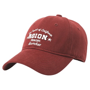 【软顶棒球帽】畹町复古安可拉红帽子女美式运动拼色情侣鸭舌帽男