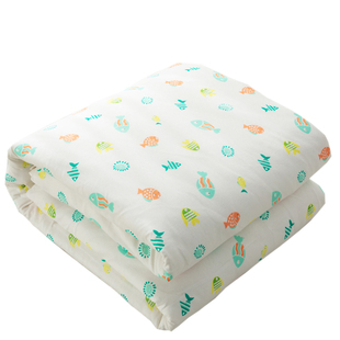 纯棉纱布套被子内胆套棉胎被套包棉花被芯蚕丝被垫全棉棉絮套子