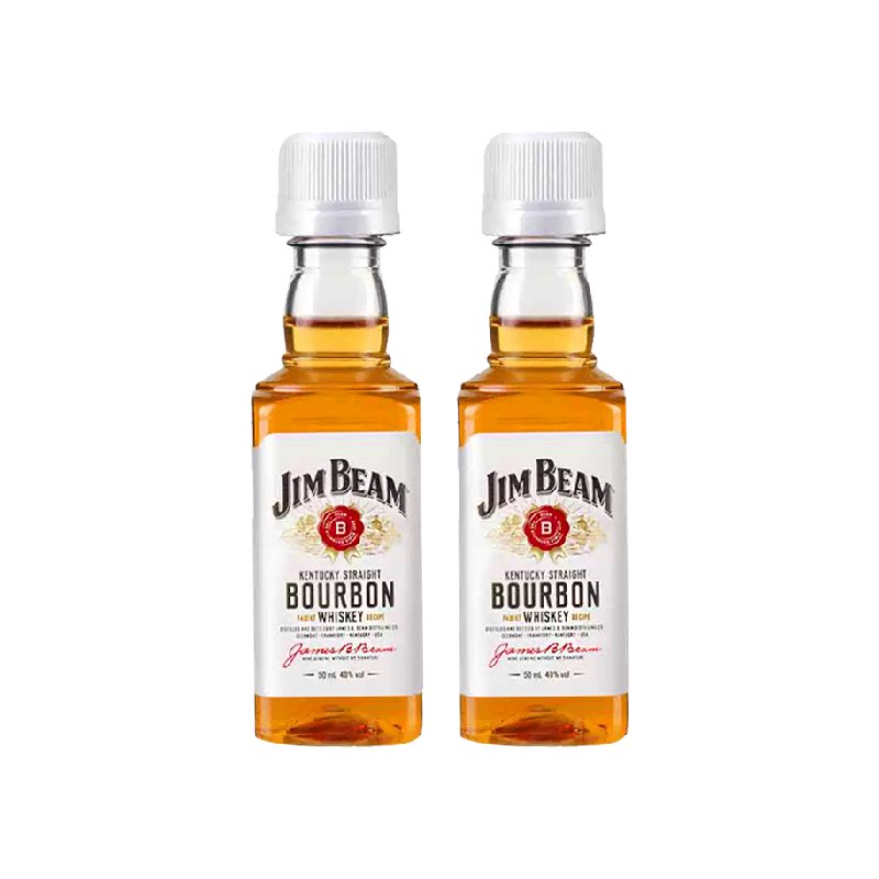 SUNTORY/三得利金宾美国进口调和型威士忌洋酒50ml*2瓶