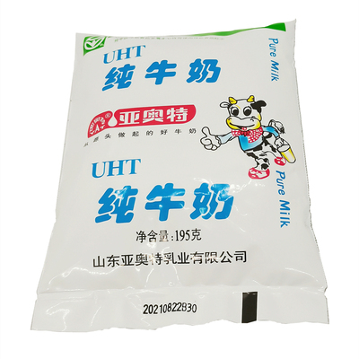 亚奥特牛奶纯牛奶195g泰安特产
