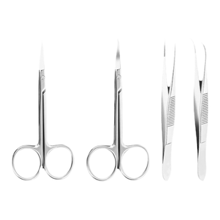 医用手术剪不锈钢小剪刀医疗外科尖头加厚眼科夹子拆线剪眼科镊子