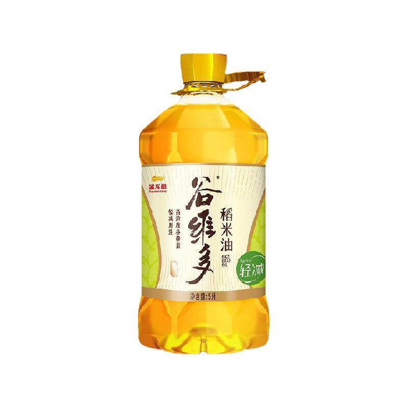 谷维多轻减稻米油5L×1桶×1组