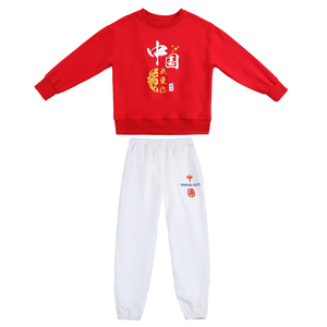 六一儿童啦啦队演出服小学生运动会服装幼儿园爱国合唱表演服国潮