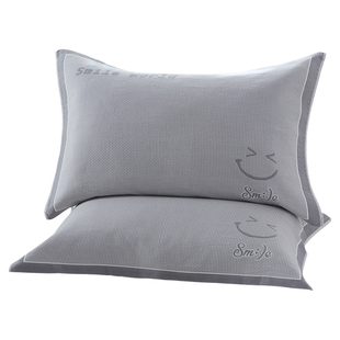 纱布纯棉枕巾一对装男士防头油枕头巾防滑不脱落垫巾盖巾2025新款