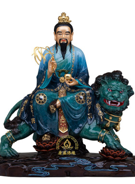 黄铜太乙救苦天尊像供奉家用摆件