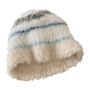 大头围加厚毛绒帽子女秋冬季显脸小护耳针织帽韩系保暖防寒渔夫帽