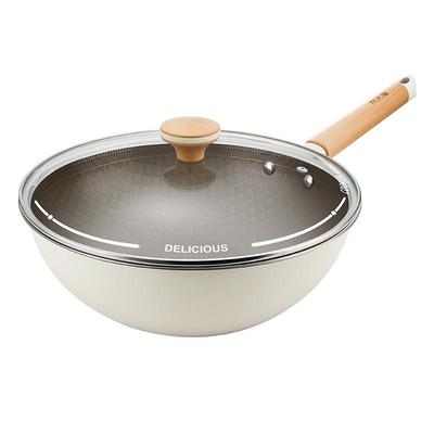 炊大皇不粘锅炒锅无化学涂层钛锅