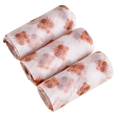 一次性鞋套家用室内印花卡通加厚耐磨无纺布防滑成人脚套鞋罩包邮