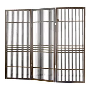 中古风屏风隔断客厅卧室可折叠移动日式遮挡隔板办公室轻奢高级感