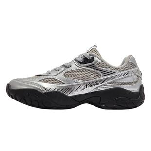 天鹅鞋361芭蕾运动鞋女2026春季网面保暖薄底银色休闲女德训鞋子