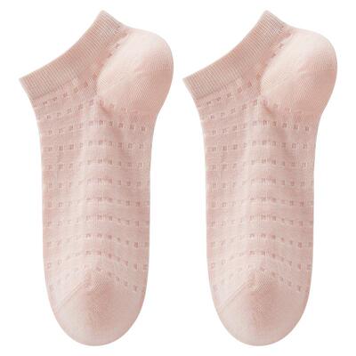 恒源祥袜子女短夏季冰丝网眼薄款