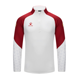 卡尔美出征卡塔尔系列 | 运动套头衫男秋冬半拉链长袖足球训练服