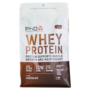 英国PhD女性蛋白粉运动健身低糖0蔗糖代餐奶昔饱腹高蛋白乳清蛋白