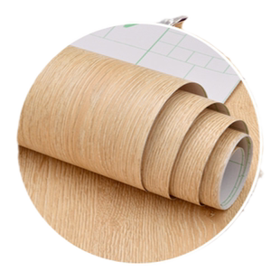 厨房贴纸木纹加厚原木橱柜门翻新防水防潮柜子桌子台面贴皮遮丑