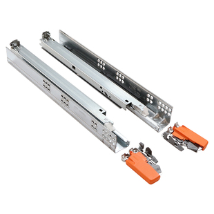 进口blum百隆抽屉轨道三节轨托底轨阻尼反弹静音导轨滑轨滑道全拉