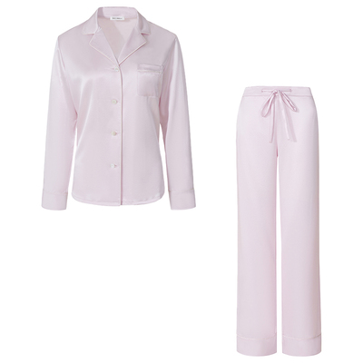真丝睡衣套装经典基础款家居服