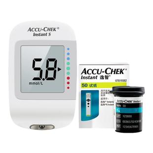 罗氏逸智型血糖测试仪试纸家用全自动测血糖的仪器孕妇糖尿病50片