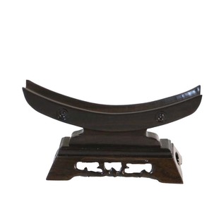 红木工艺品黑梓木象牙架底座牛角架象牙架宝刀支撑架宝剑托如意架