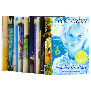 预售 Newbery纽伯瑞获奖书单10册英文 低年级套装 兰斯蓝思指数560L-790L青少年小说 文学奖Number the stars数星星