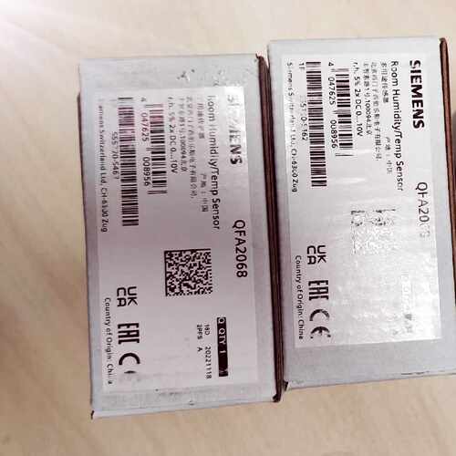议价西门子QFA2068，QFA2068D温湿度传感器，全新原厂，价格私聊