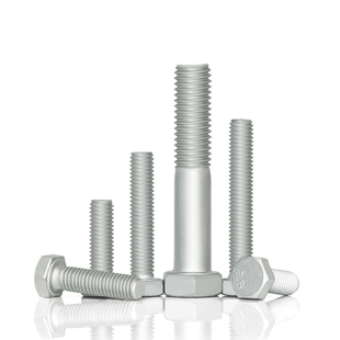 8.8级热镀锌螺栓热浸锌外六角螺丝大全加长螺杆M8M10M12M14M16M20