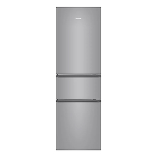 海尔出品统帅218L三开门式出租房宿舍二人家用小型节能超薄小冰箱