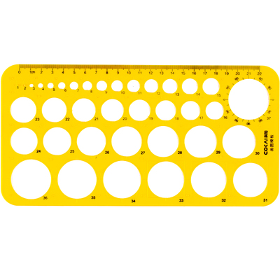 多功能绘图画圆模板尺大小圆形几何三角洞洞设计制图模版尺学生用椭圆多边异形云型数学正方画圈模板绘图尺子