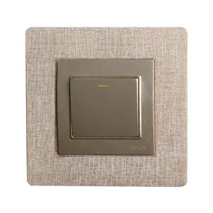 欧式开关装饰贴墙贴布艺简约防脏保护插座装饰创意家用免粘三开套