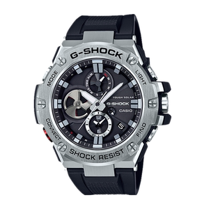 卡西欧GST100 GSHOCK40周年限定钢铁之心光能蓝牙手表男 GST-B100