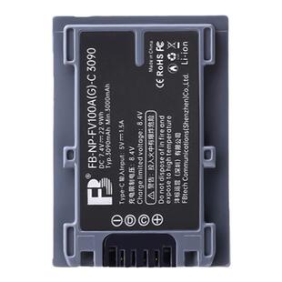 沣标FV100索尼摄像机电池NP-FV50 90 70A适用Z90 CX680 450 610e AX700 60 40数码100E录像vg900e充电器pj670