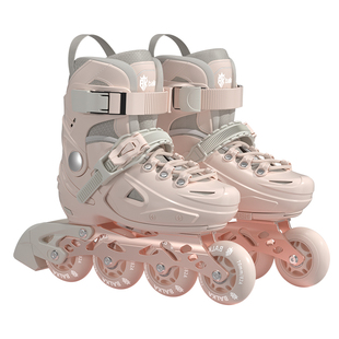 balka巴尔卡溜冰鞋女童轮滑鞋儿童6一12岁初学者成人滑轮旱冰滑冰