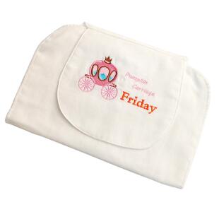 隔汗巾儿童纯棉纱布大号垫背全棉宝宝女童幼儿园绣名字成人吸汗巾