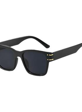 韩版方形墨镜女街拍防强光太阳镜