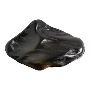 324克崂山试金湾纯天然试金石原石墨玉玄玉典当行用试金打金15-1