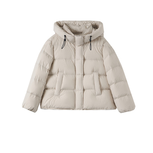 新款泡芙2025冬季羽绒服短款女95白鸭绒加厚小个子连帽韩版外套