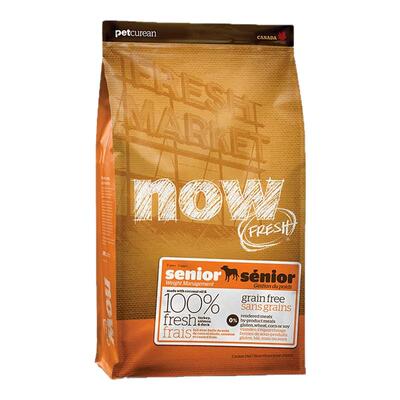 【老犬专研】NowFresh进口无谷关节养护高龄老年犬专用低脂狗粮