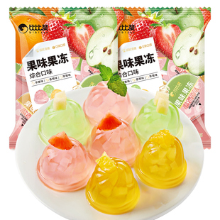 比比赞果肉果冻椰果办公室解馋网红零食儿童休闲食品小吃整箱批发