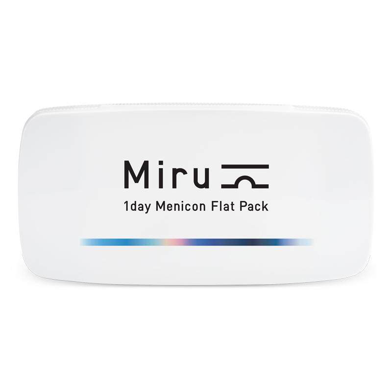 目立康Miru米如小纸片隐形眼镜日抛30片*4盒近视水润透明