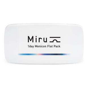 目立康Miru米如小纸片隐形眼镜日抛30片*4盒近视水润透明