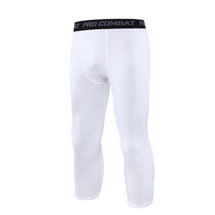 七分裤男五分篮球紧身裤跑步运动健身训练高弹速干美式压缩打底裤