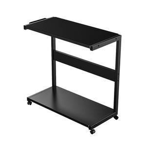 海景房台式电脑机箱架PS5收纳主机托架洞洞板滑轮两层可移动底座