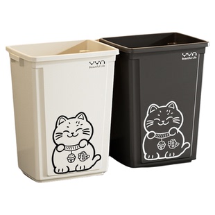 垃圾桶家用厨房客厅卫生间大容量商用带盖高颜值2026新款可爱创意