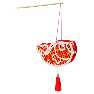 马年非遗竹编手工diy鱼灯笼材料包亲子团建沙龙活动制作儿童花灯