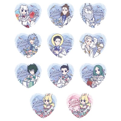 非人哉礼遇系列马口铁徽章盲盒小玉吧唧心形动漫周边情人节礼物