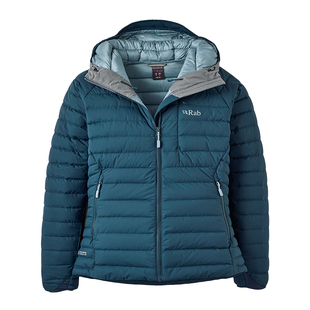 RAB睿坡Microlight女士700蓬保暖显瘦外套登山连帽羽绒服 QDB-74