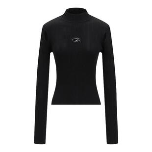 IMXS修身显瘦镂空露背毛衣套头针织衫可外穿上衣女秋季2025年新款