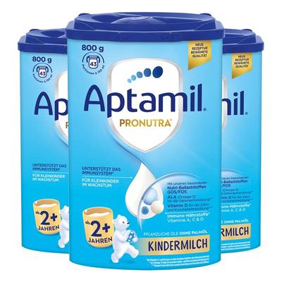 德国爱他美蓝罐经典2+段婴幼配方牛奶粉易乐罐可购爱他美1+*3罐装