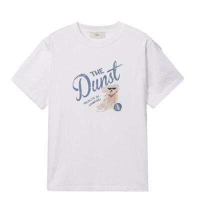 Dunst【允熙yunnnie同款】26夏季新品小狗印花短袖T恤UDTS6B127