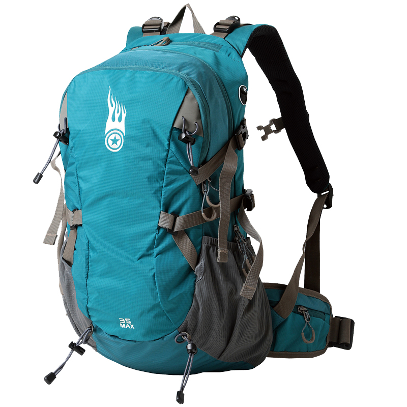 Pentagram五角星尼龙防泼水户外运动徒步登山旅行男女通用背包